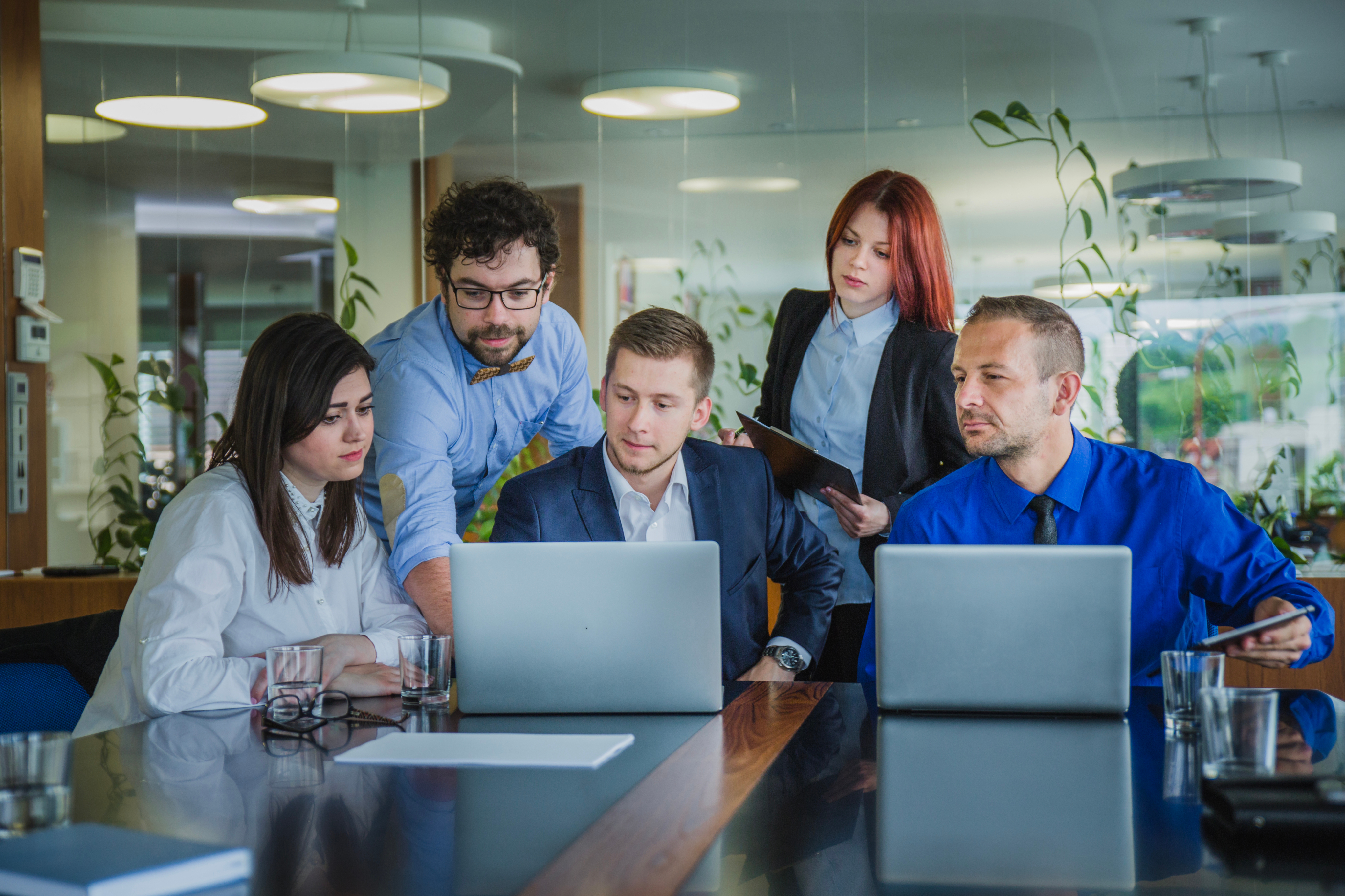 Professional team meeting